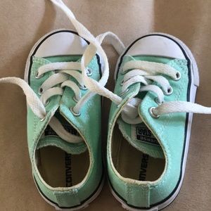 Mint colored converse